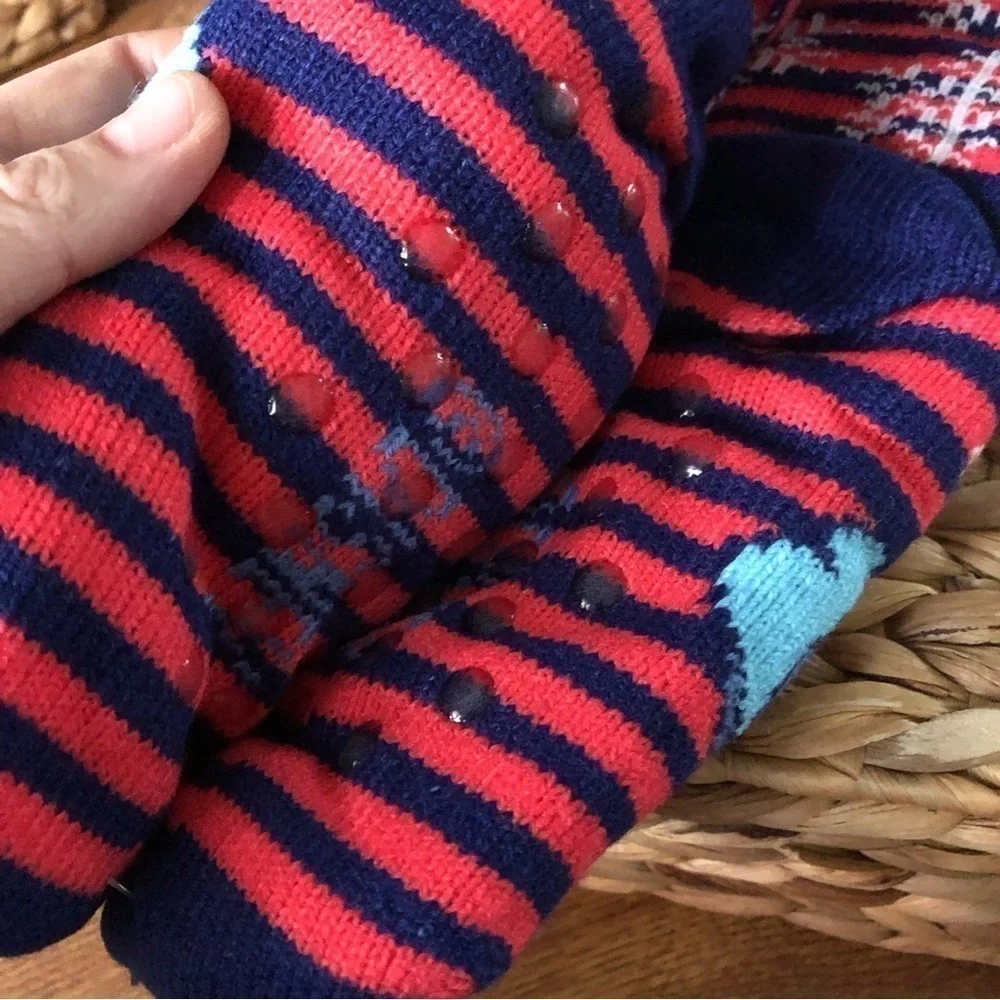 Disney: Stitch sherpa lined slipper socks Winter
